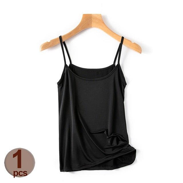 best Women Summer Shirt Camisole Tank Cotton Soft Elastic Washable Wear-resistant Versatile Vest Yoga Fitness Sports Bra Underwear 0 shop online at M2K Trends for