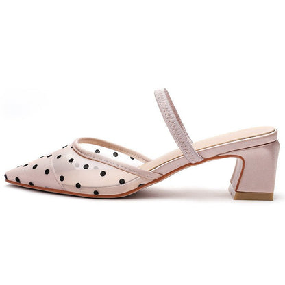 best Women's high-heeled pointed sandals with transparent sandals 0 shop online at M2K Trends for