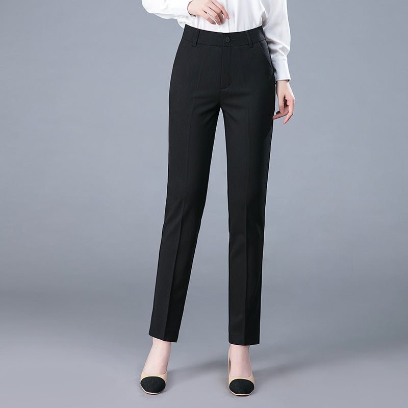 best Women's Loose Casual Professional Suit Pants Straight OL 0 shop online at M2K Trends for