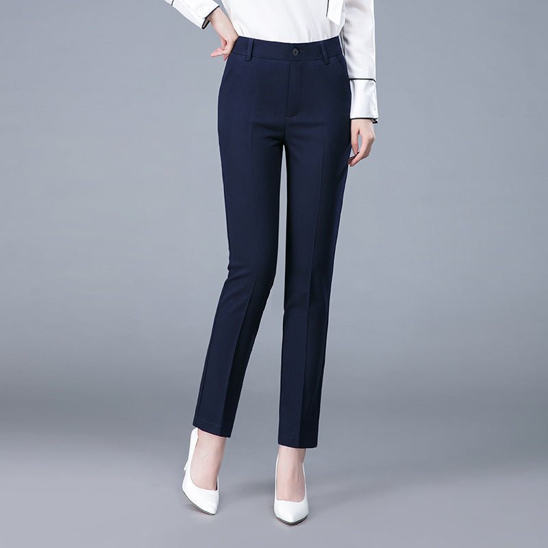 best Women's Loose Casual Professional Suit Pants Straight OL 0 shop online at M2K Trends for