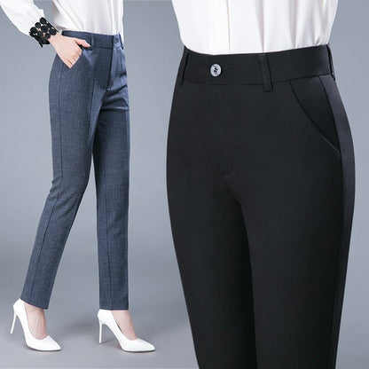 best Women's Loose Casual Professional Suit Pants Straight OL 0 shop online at M2K Trends for