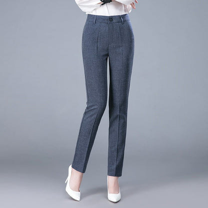 best Women's Loose Casual Professional Suit Pants Straight OL 0 shop online at M2K Trends for