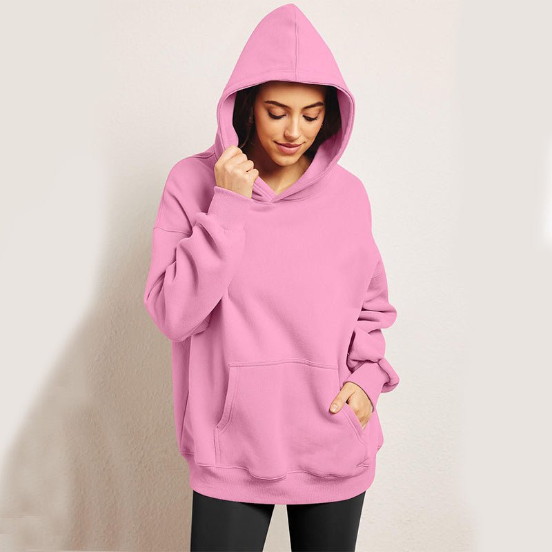 best Women's Oversized Hoodies Fleece Loose Sweatshirts With Pocket Long Sleeve Pullover Hoodies Sweaters Winter Fall Outfits Sports Clothes 4 shop online at M2K Trends for