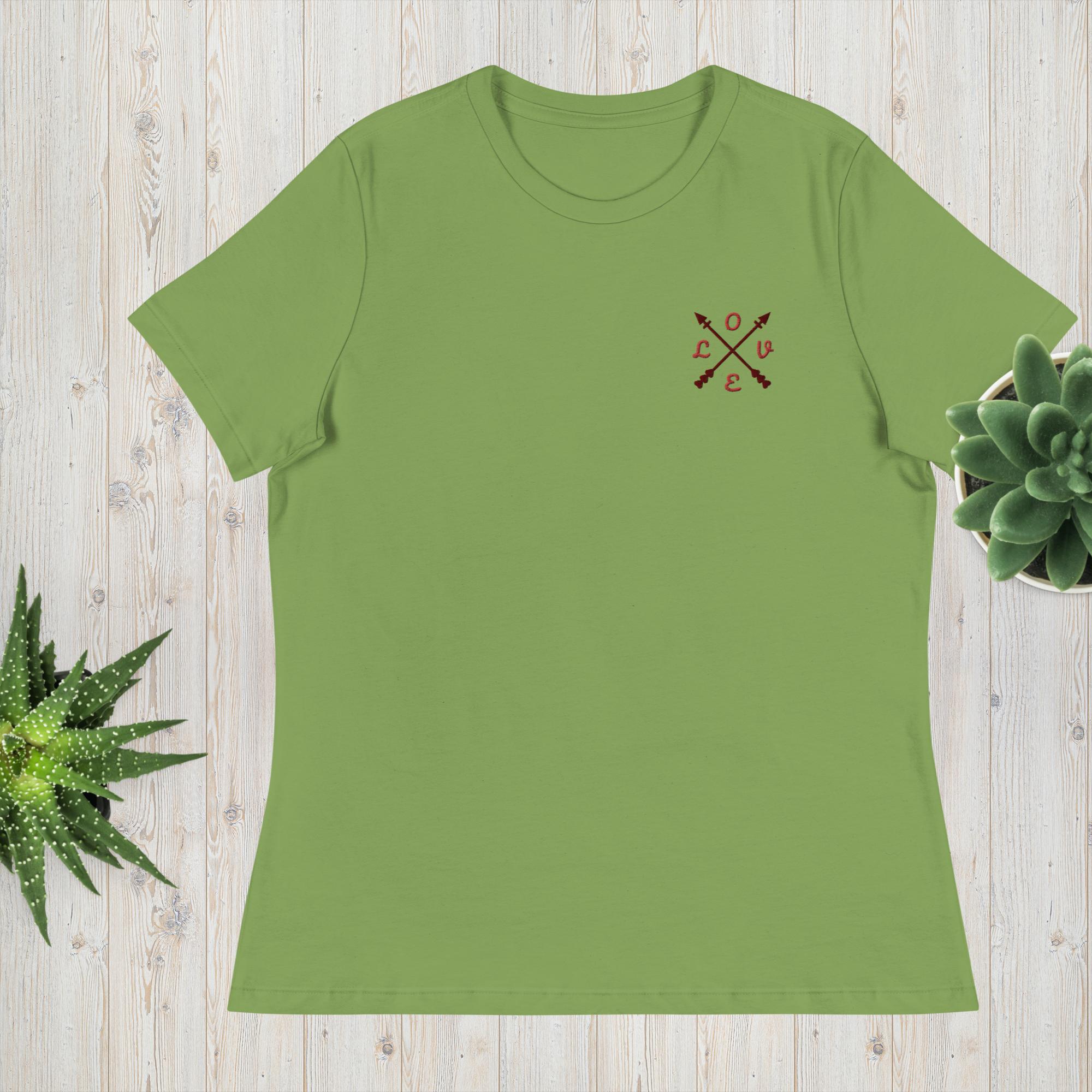 best Women's Relaxed love T-Shirt T-shirt shop online at M2K Trends for Casual wear Graphic tees