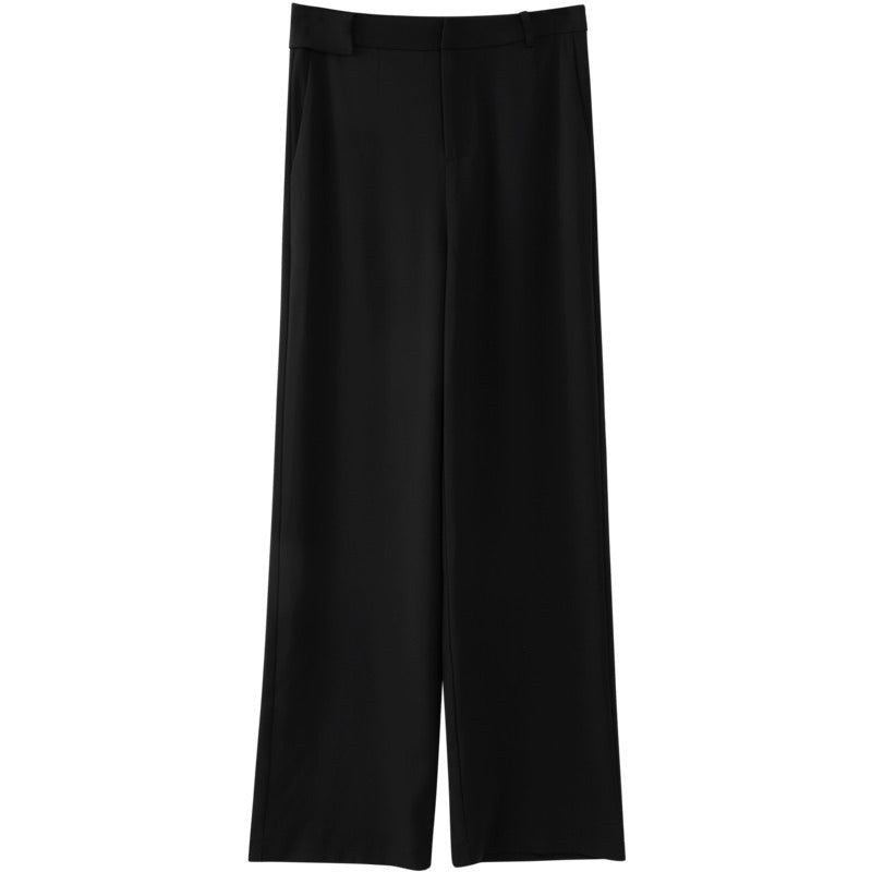 best Women's Solid Color Slimming Professional All-Match High-Waist Casual Pants 0 shop online at M2K Trends for