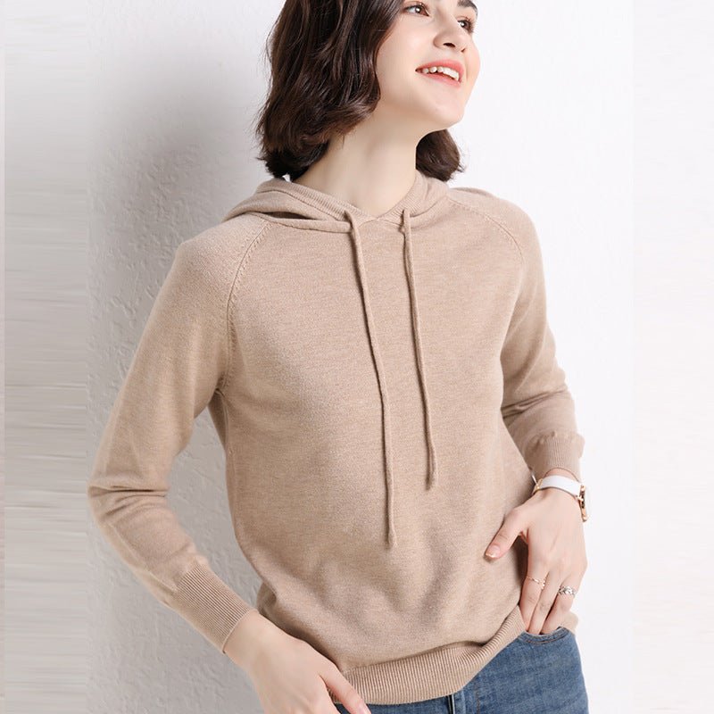 best Women's Thin Sweater Hooded Sweater 0 shop online at M2K Trends for