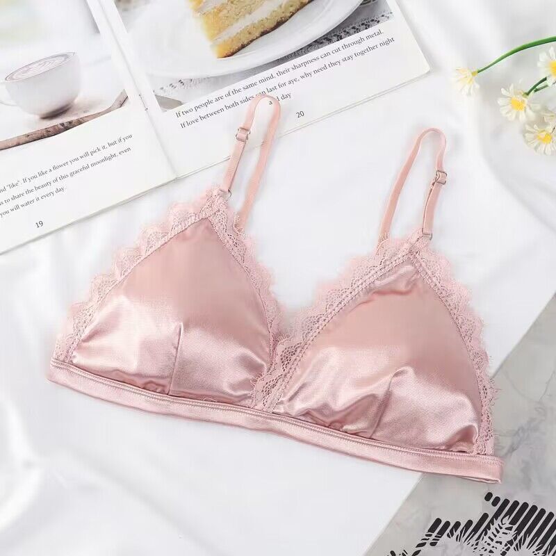 best Women's Tube Top Silk Comfortable Crop Top Sexy Camisole Wireless Summer V-Neck Sleeveless Underwear 0 shop online at M2K Trends for