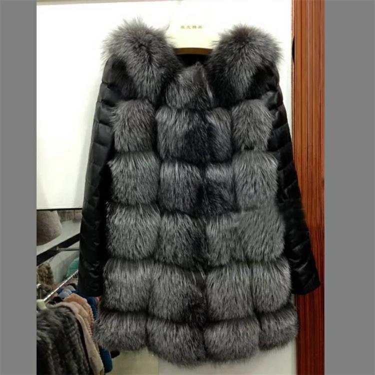 best Women's Winter Clothing 2022 Long Sleeve Contrast Fashion Leather Ladies Faux Fur Coat Cropped Jacket Jackets & Coats shop online at M2K Trends for Womens Winter Clothing 2021 Long Sleeve Contrast Fashion Leather Ladies Faux Fur Coat Cropped Jacket