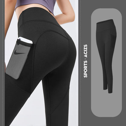 best Yoga Pants Women With Pocket Leggings Sport Girl Gym Leggings Women Tummy Control Jogging Tights Female Fitness Pants women pants shop online at M2K Trends for women pants