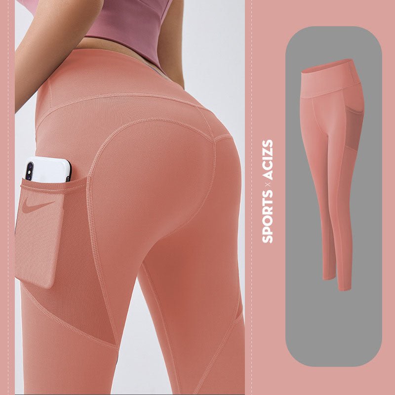 best Yoga Pants Women With Pocket Leggings Sport Girl Gym Leggings Women Tummy Control Jogging Tights Female Fitness Pants women pants shop online at M2K Trends for women pants