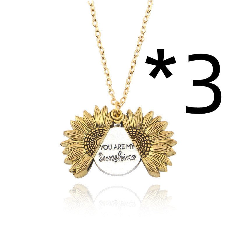 best You Are My Sunshine Sunflower Necklace Women Men 0 shop online at M2K Trends for