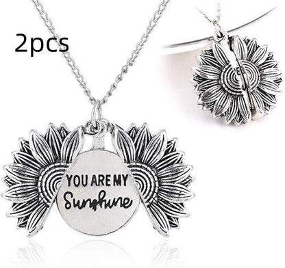 best You Are My Sunshine Sunflower Necklace Women Men 0 shop online at M2K Trends for