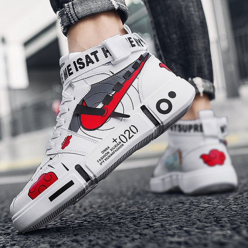 best Ziitop New Manufacture sneakers Hot Sale Casual Men Sneakers High-top Anime Shoes For Men Skateboard Shoes For Pein shop online at M2K Trends for mens shoes