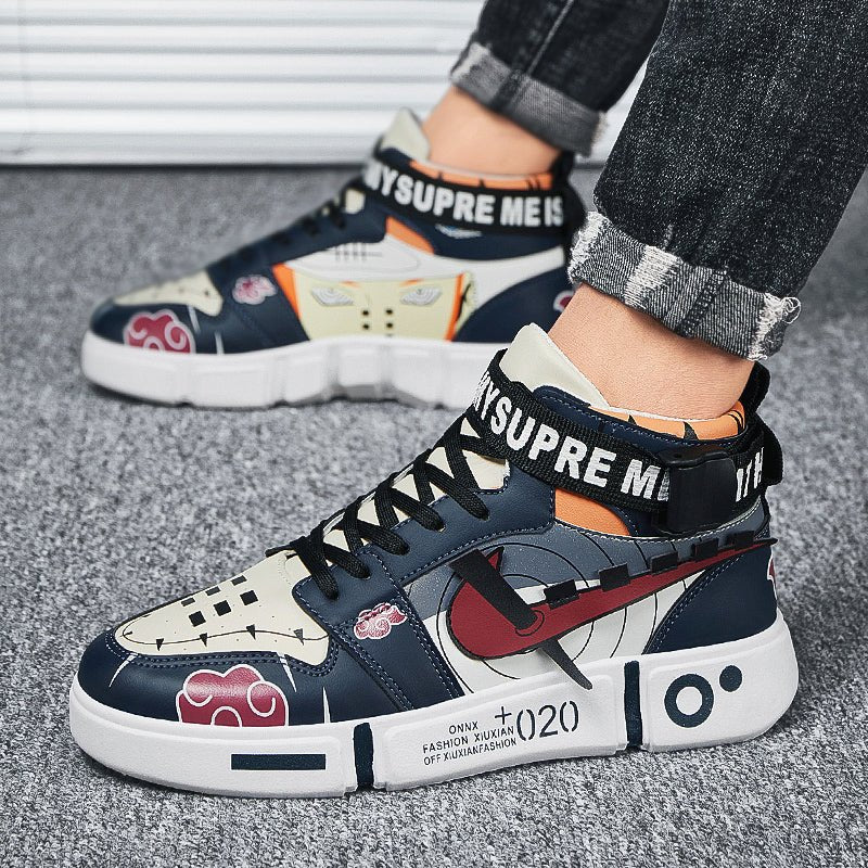best Ziitop New Manufacture sneakers Hot Sale Casual Men Sneakers High-top Anime Shoes For Men Skateboard Shoes For Pein shop online at M2K Trends for mens shoes